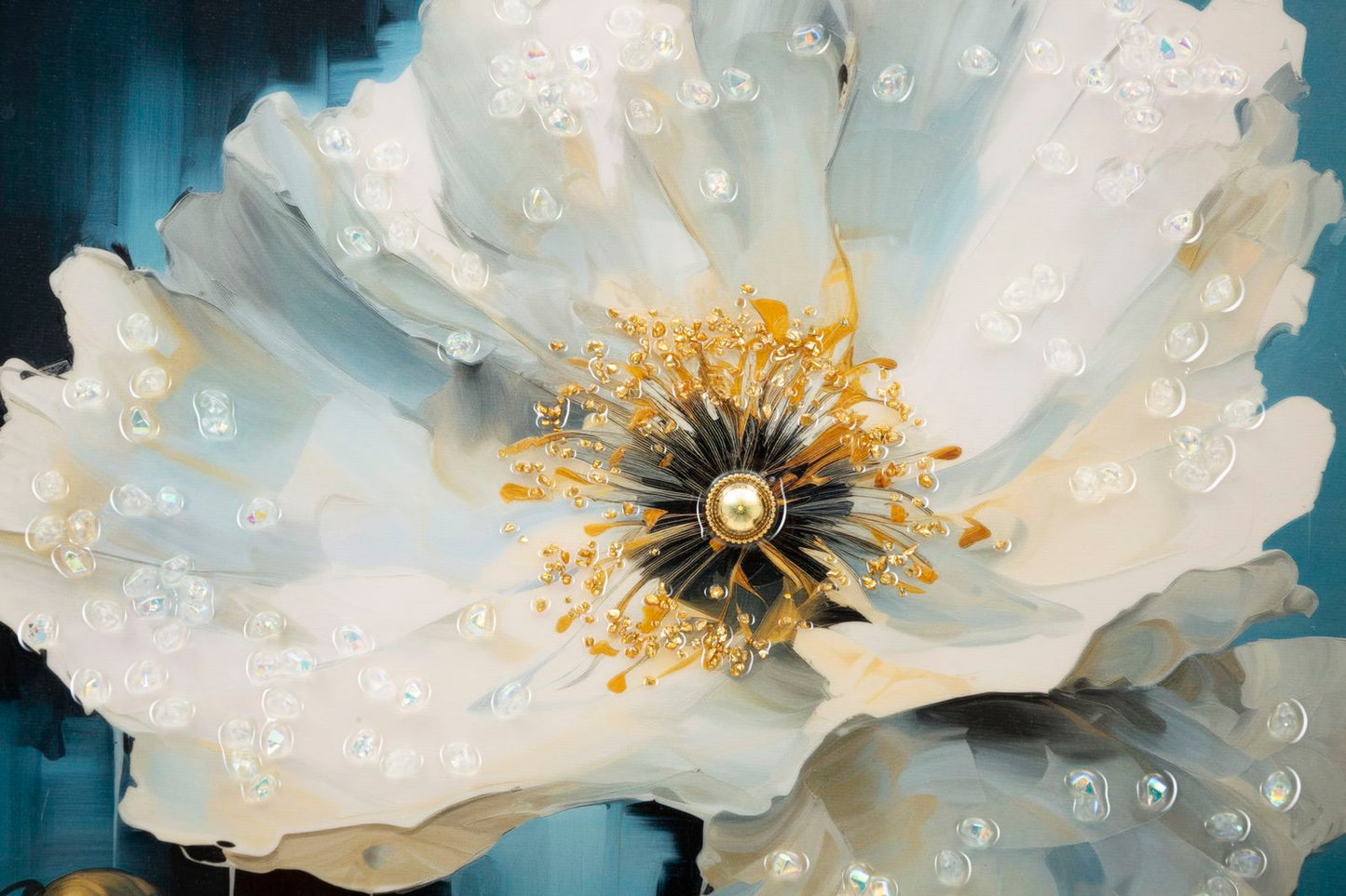 Gelakt Wandschilderij Met Frame Bluey 62x42x3.5 cm