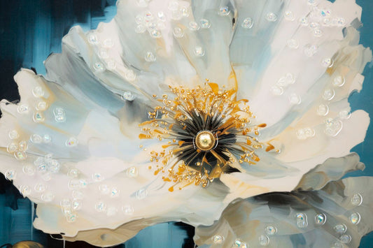 Gelakt Wandschilderij Met Frame Bluey 62x42x3.5 cm