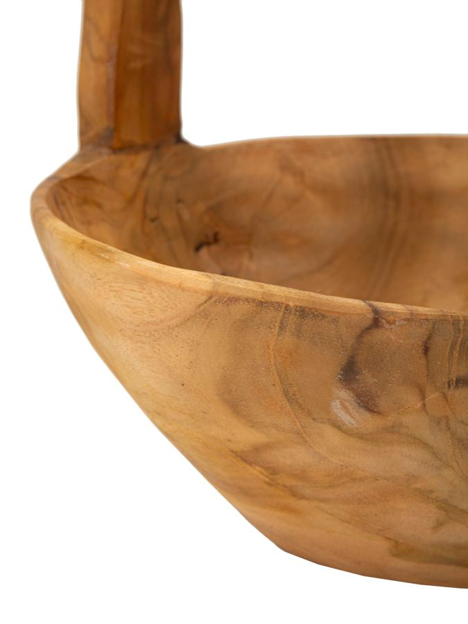 Mandje Timbo Teak 27x32x25 cm