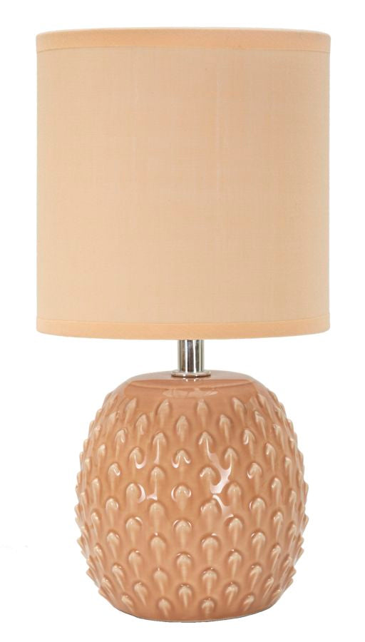 Nachtkastlamp Pontus Peach 27x14x14 cm