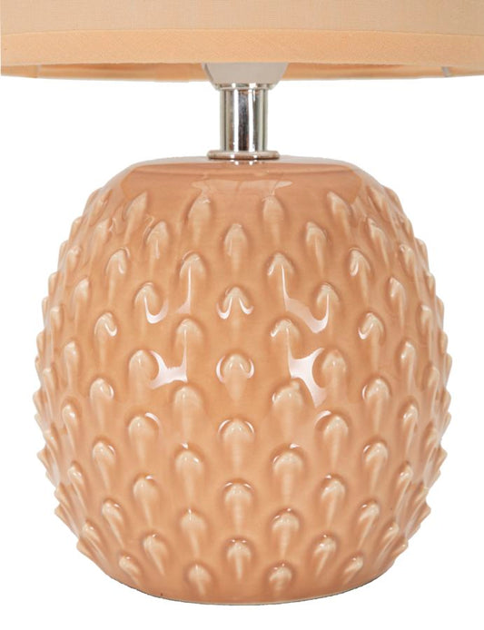 Nachtkastlamp Pontus Peach 27x14x14 cm