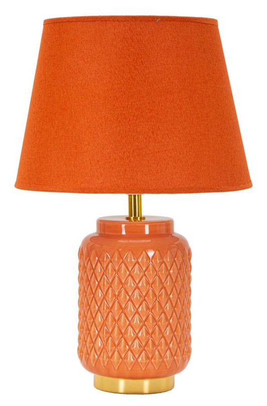 Tafellamp Vierkant Oranje 44x28x28 cm