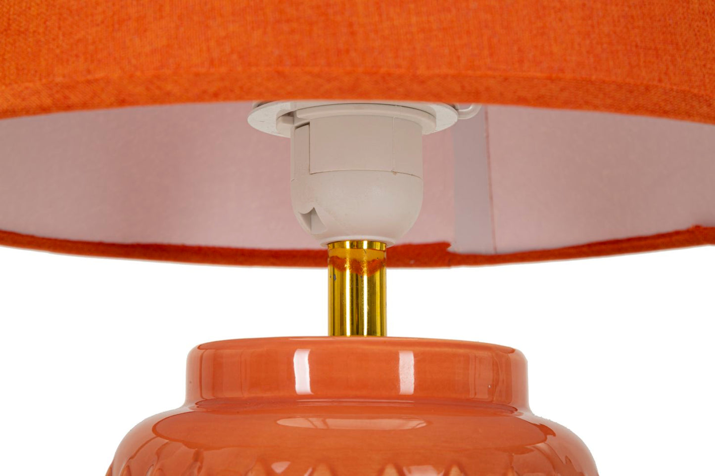 Tafellamp Vierkant Oranje 44x28x28 cm