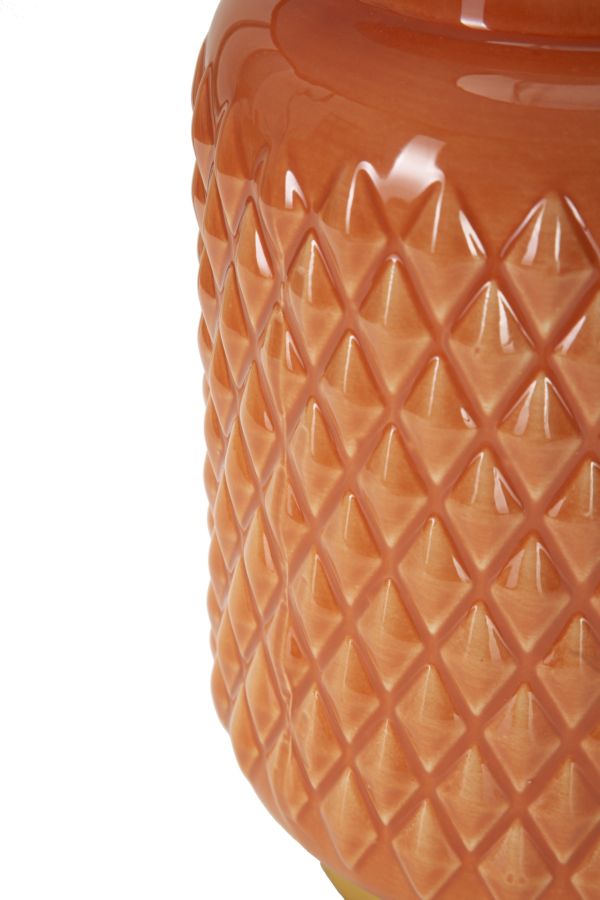 Tafellamp Vierkant Oranje 44x28x28 cm
