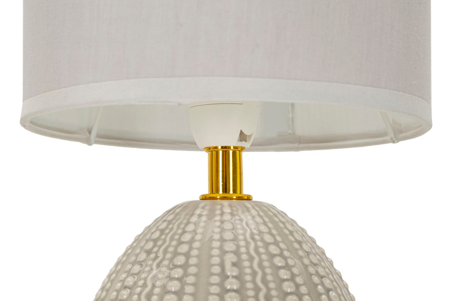 Nachtkastlamp Flavi Grijs 30.5x15x15 cm
