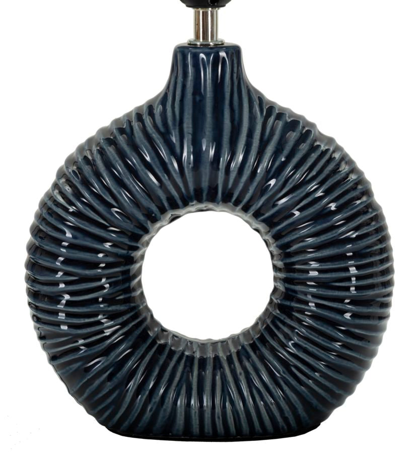 Tafellamp Seta Blue 43x28.5x15 cm