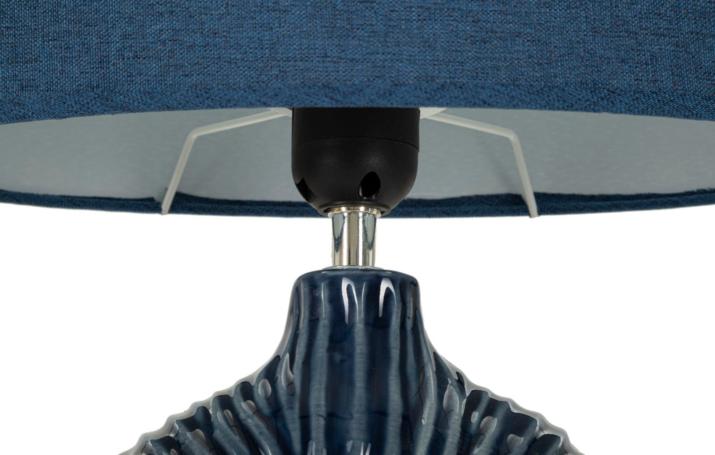 Tafellamp Seta Blue 43x28.5x15 cm