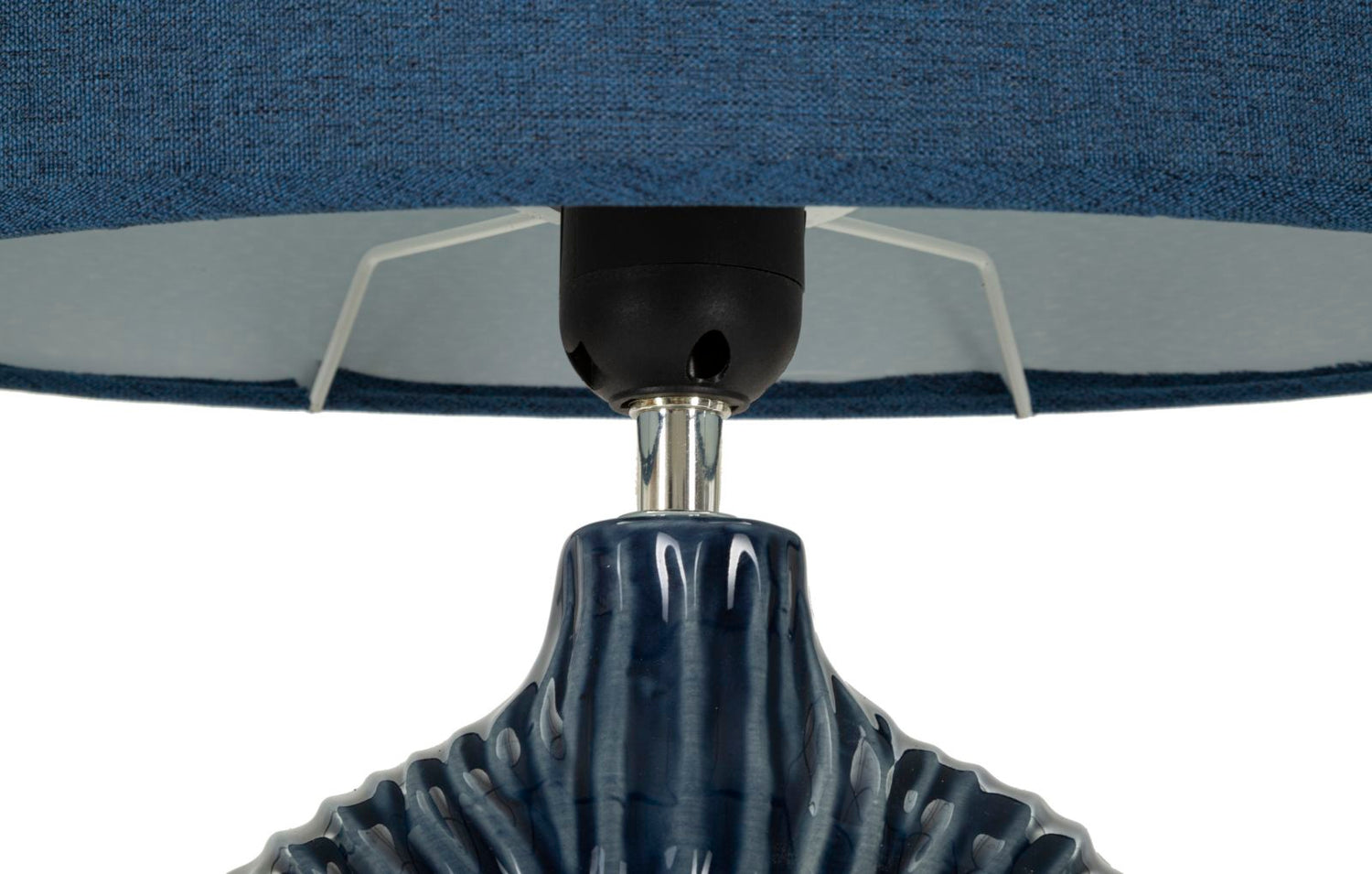 Tafellamp Seta Blue 43x28.5x15 cm