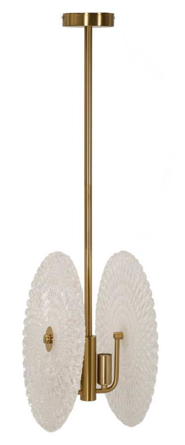 Plafondlamp Glas Glam 80x35x18 cm