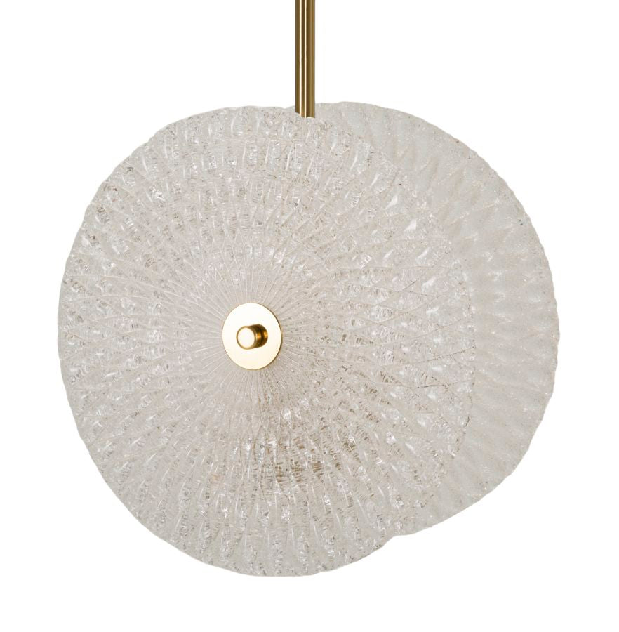 Plafondlamp Glas Glam 80x35x18 cm