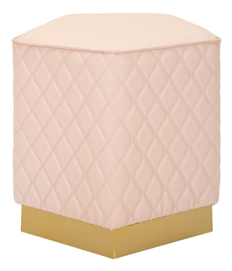 Pentagonal Pouf Sharon Glam 38x38x38 cm