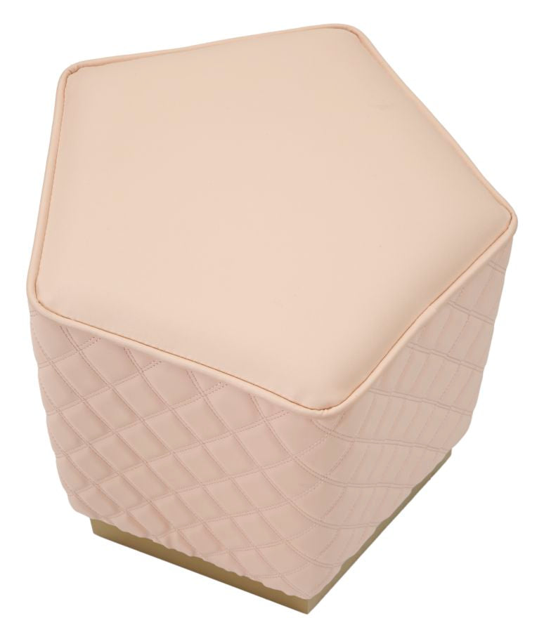 Pentagonal Pouf Sharon Glam 38x38x38 cm
