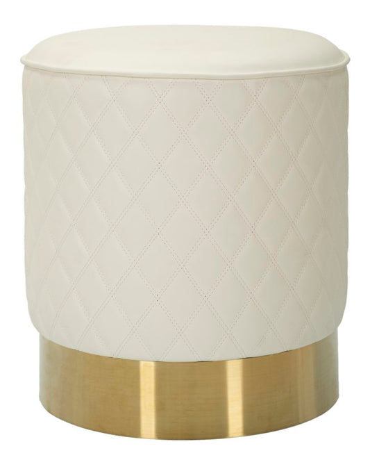 Ronde Poef Sharon Glam 39x36x36 cm