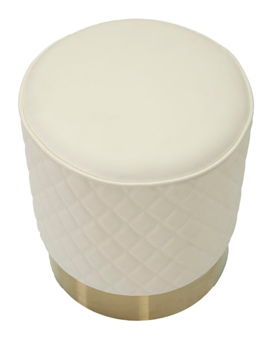 Ronde Poef Sharon Glam 39x36x36 cm
