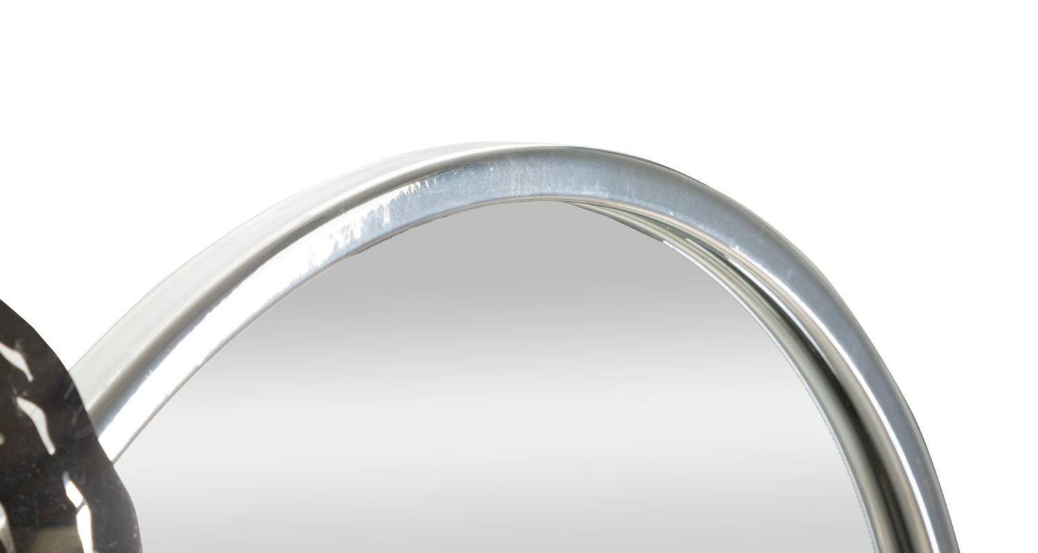 Wandpaneel Hop Met Spiegel Zilver 48x106x3.8 cm