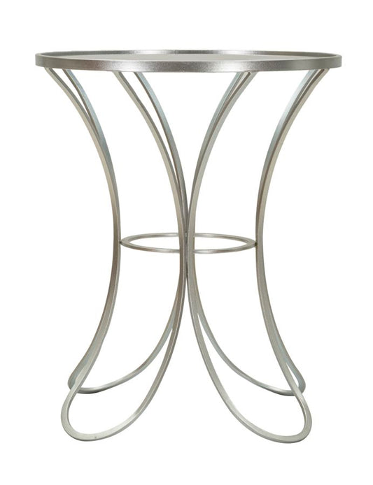 Zilveren Glam Tafel Trixy 68x56x56 cm