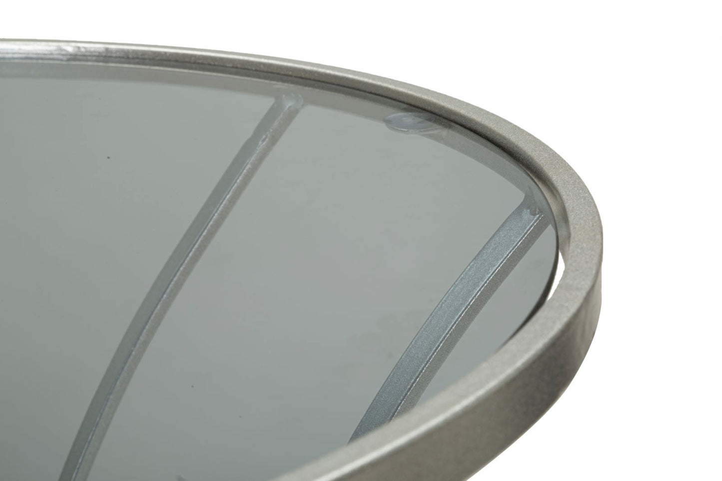 Zilveren Glam Tafel Trixy 68x56x56 cm