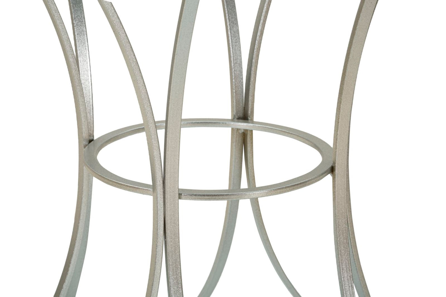 Zilveren Glam Tafel Trixy 68x56x56 cm
