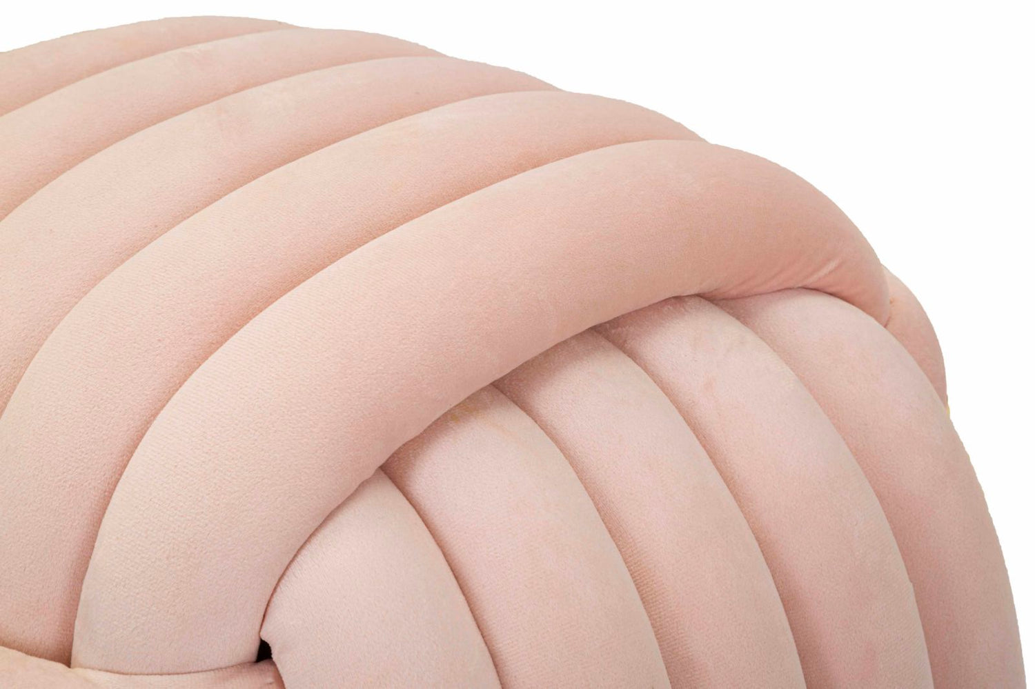 Fluwelen Poef Softy Roze 45x45x45 cm