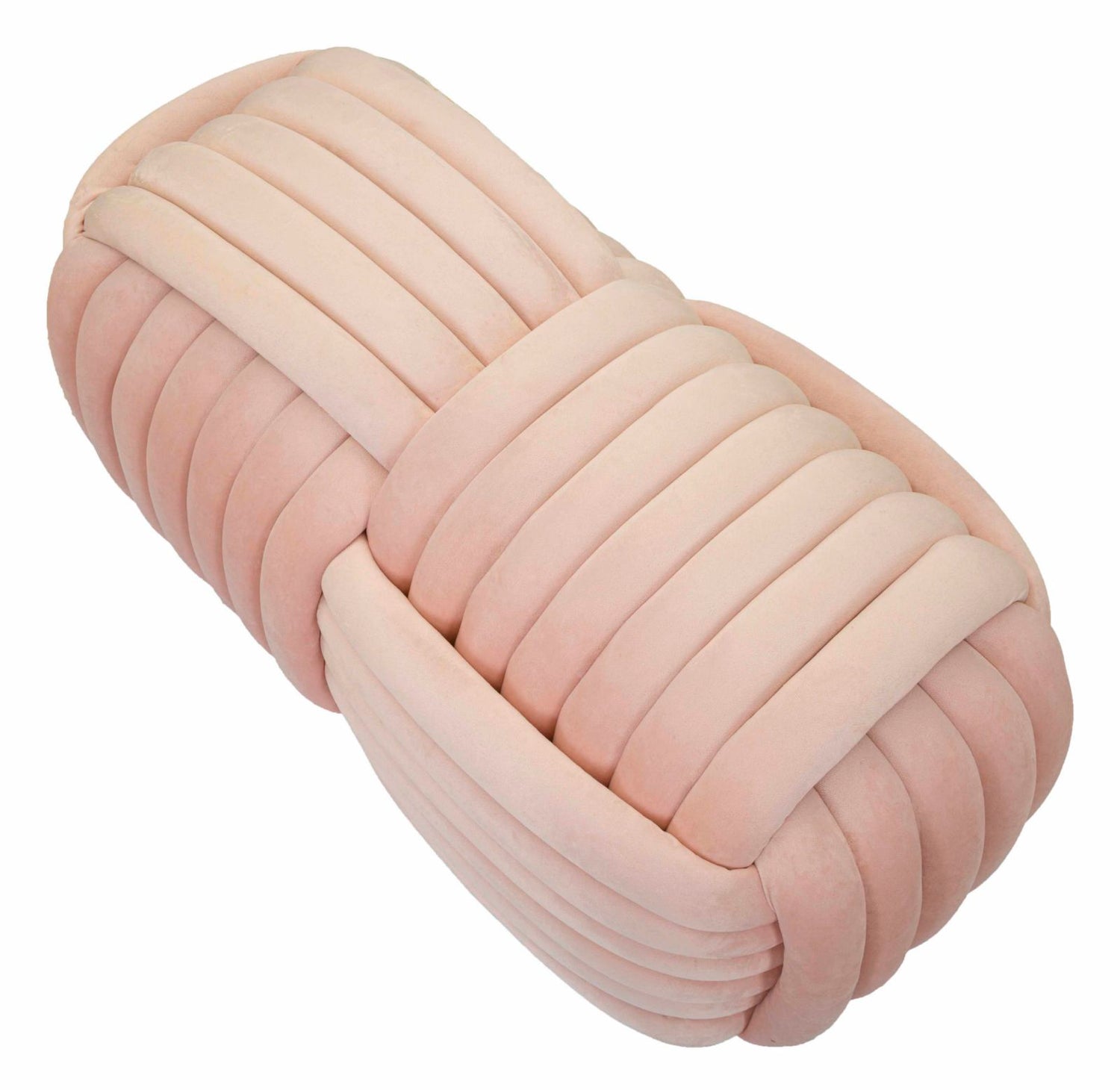 Velours Zitbank Softy Roze 45x90x45 cm
