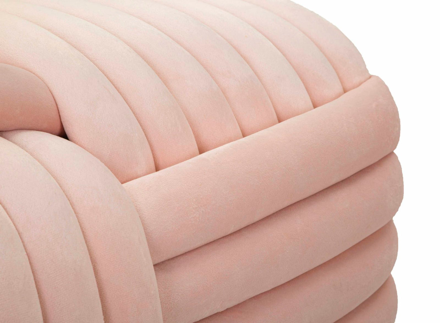 Velours Zitbank Softy Roze 45x90x45 cm