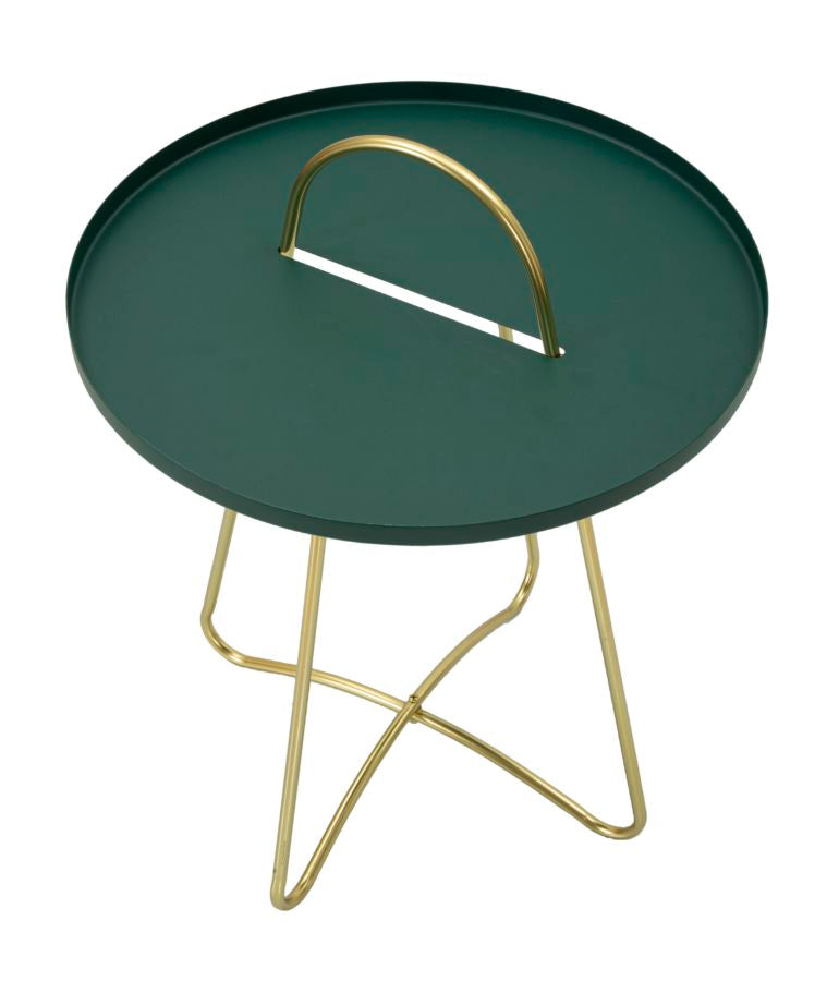 Groene Vazenhouder Grent - Glam Stijl 59x45x45 cm