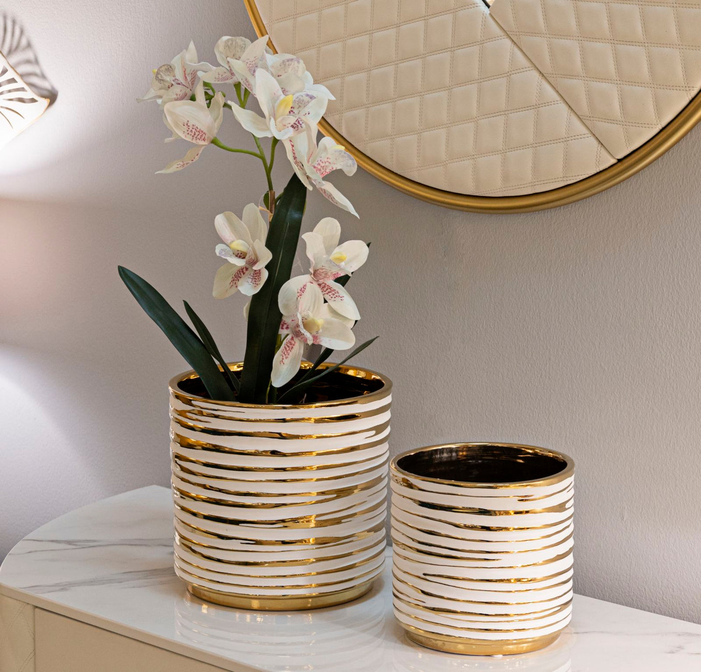 Bloem Vaas Holder Set 2 Stuks