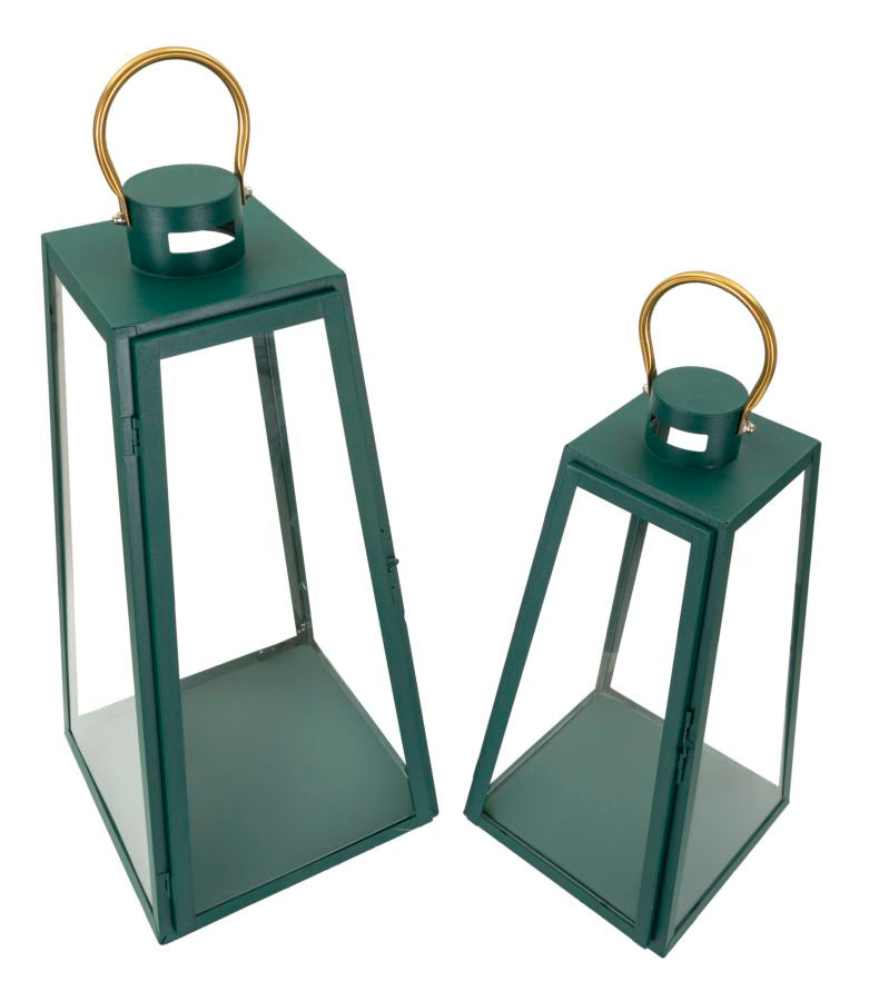 Lantaarn Grent Set 2 Stuks