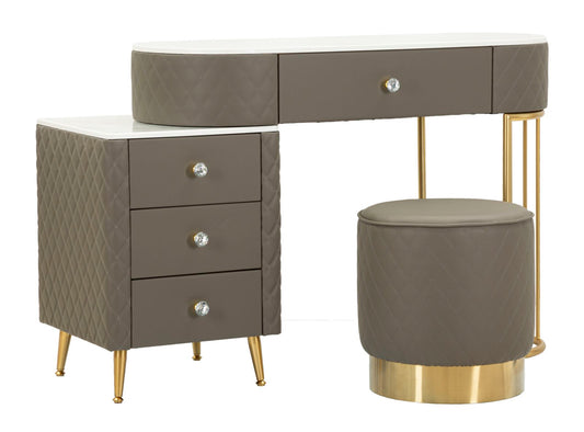Bed Desk Sharon Grijs Met Kruk 75x120x40 cm