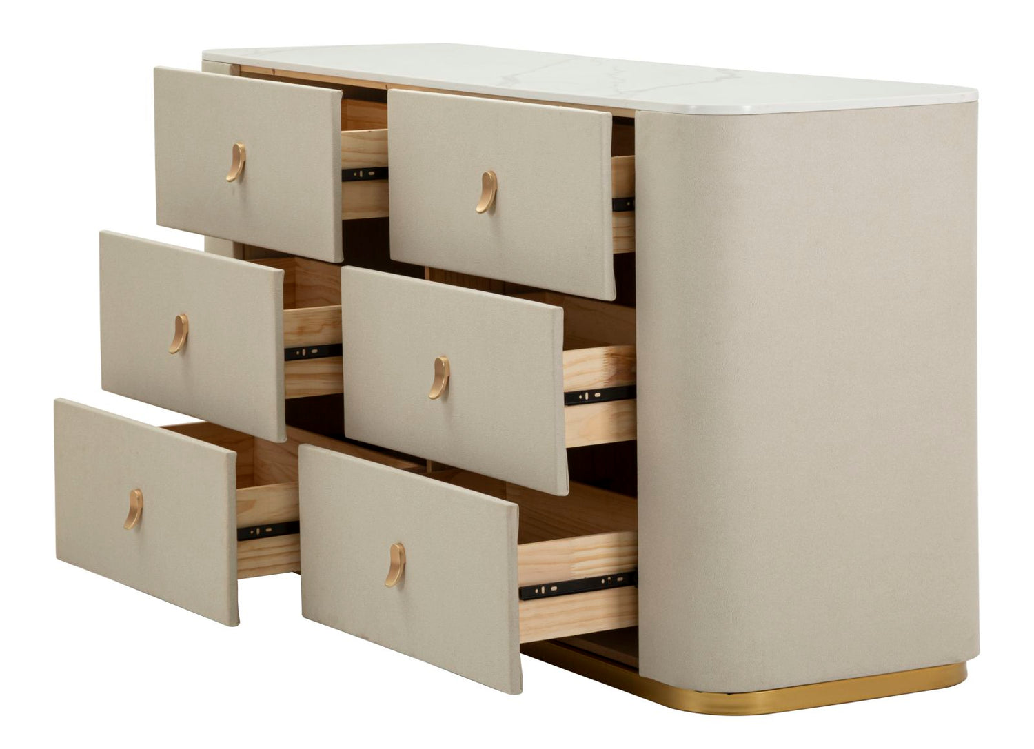 Beauty Ladekast Glam 76x140x45 cm