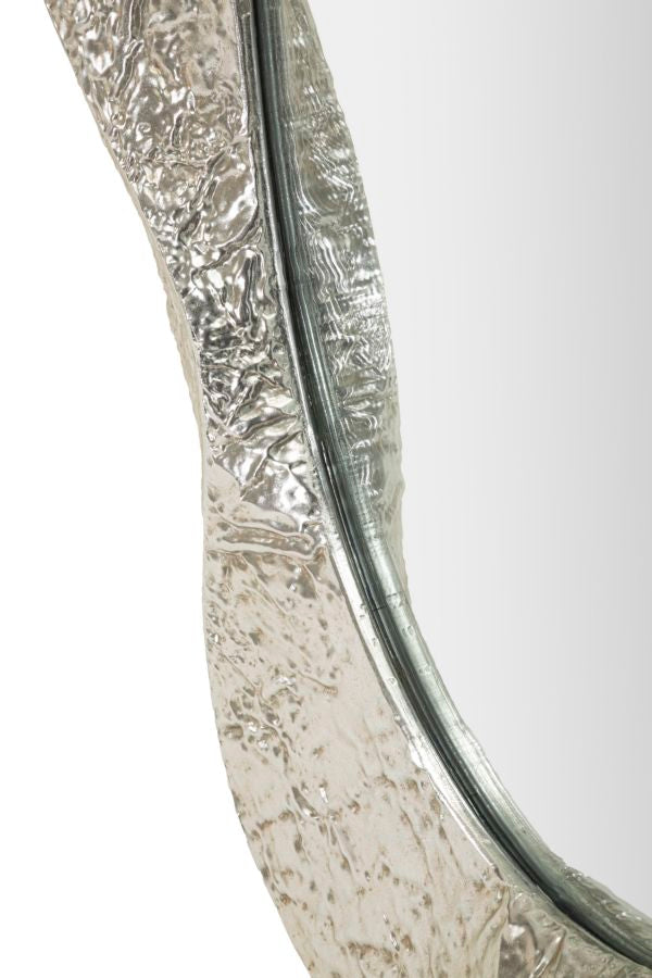 Argelux Ovale Spiegel Silver 128x87.5x6.5 cm