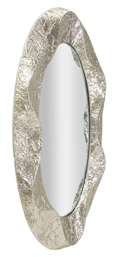Argelux Ovale Spiegel Silver 128x87.5x6.5 cm