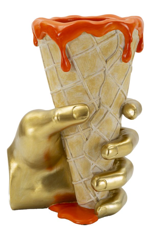 Bloempot Cone Glam 26x18x16 cm