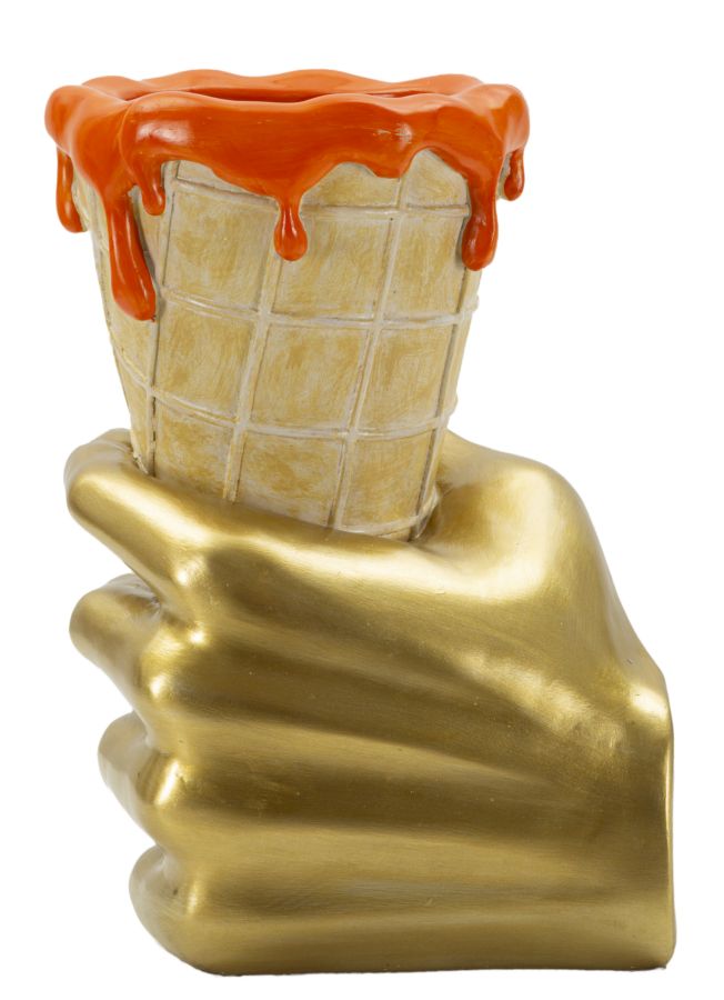 Bloempot Cone Glam 26x18x16 cm