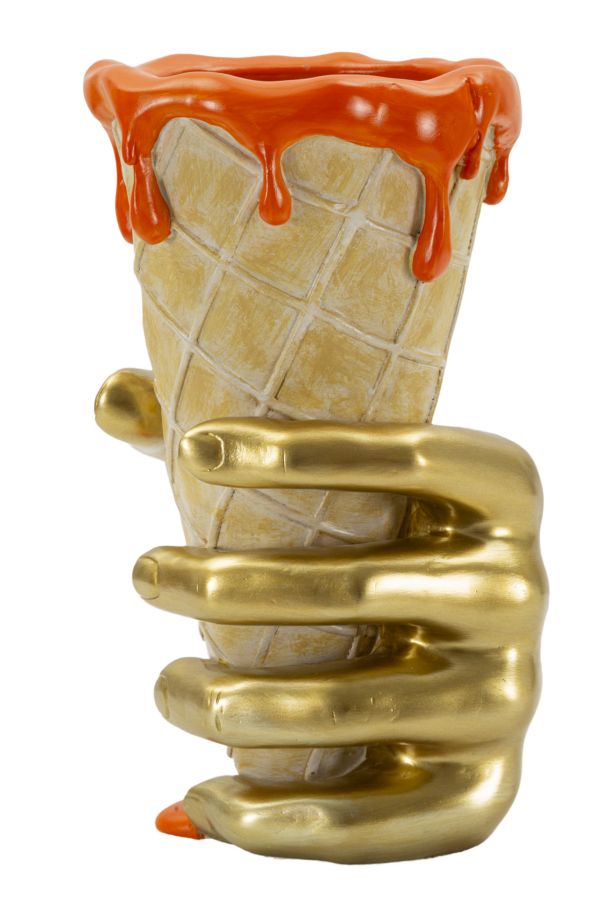 Bloempot Cone Glam 26x18x16 cm