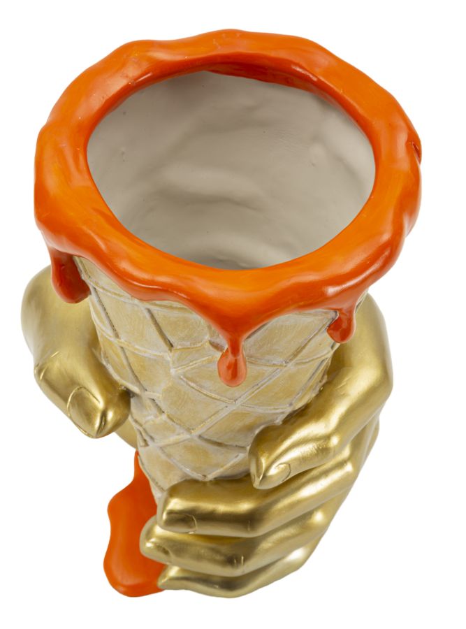 Bloempot Cone Glam 26x18x16 cm