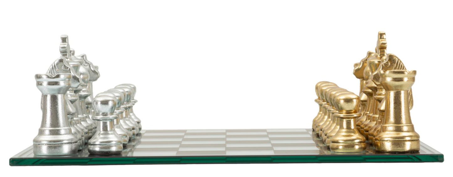 Zwart-Wit Schaakset 14x50.5x50.5 cm