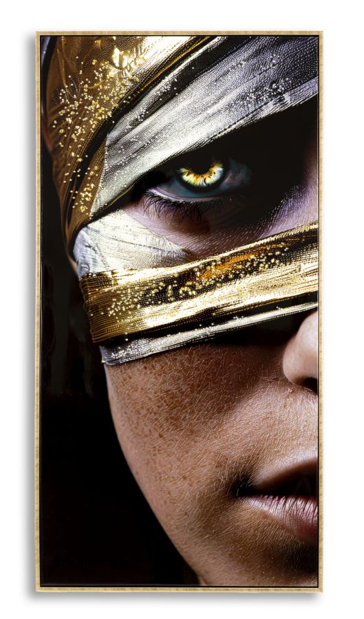 Nairobi Gelakt Canvas Met Frame 102x52x4 cm