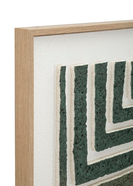 3D Schilderij Op Canvas Met Frame - Multicolor 80x60x2.9 cm