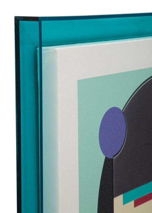 Picassy Canvas Print met Zwart Frame 70x50x3.3 cm
