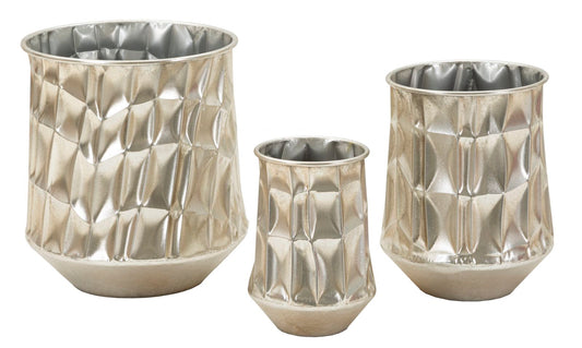 Zilveren Vazen Set 3 Stuks - Glam