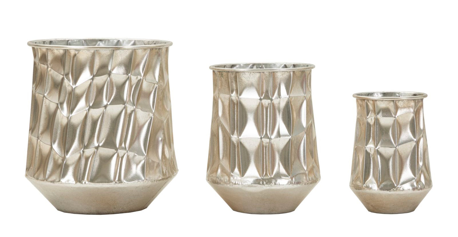 Zilveren Vazen Set 3 Stuks - Glam