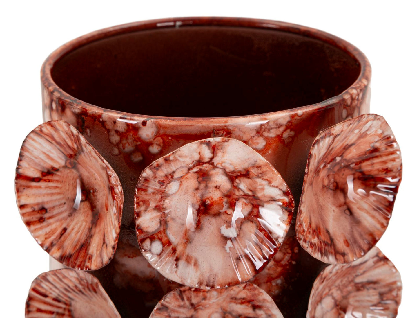 Rode Bloempot Drop 24x12.5x12.5 cm