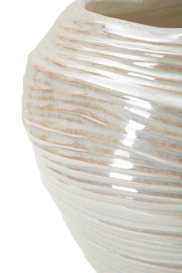 Ronde Vaas Pearl Color 20x22x22 cm