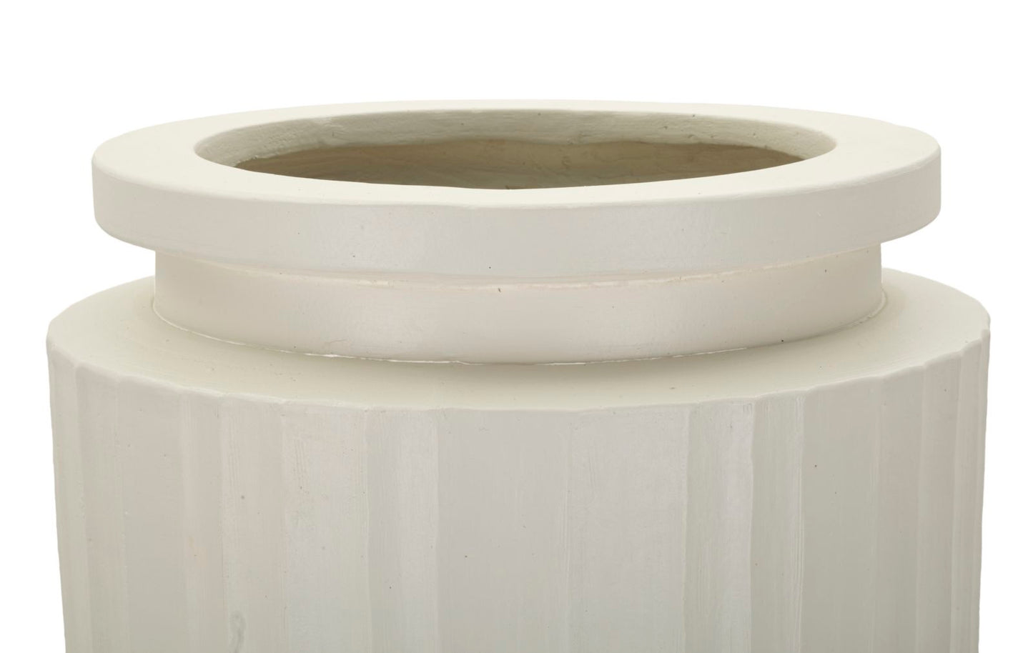 Hoge Pot Modern Crème 80x32x32 cm
