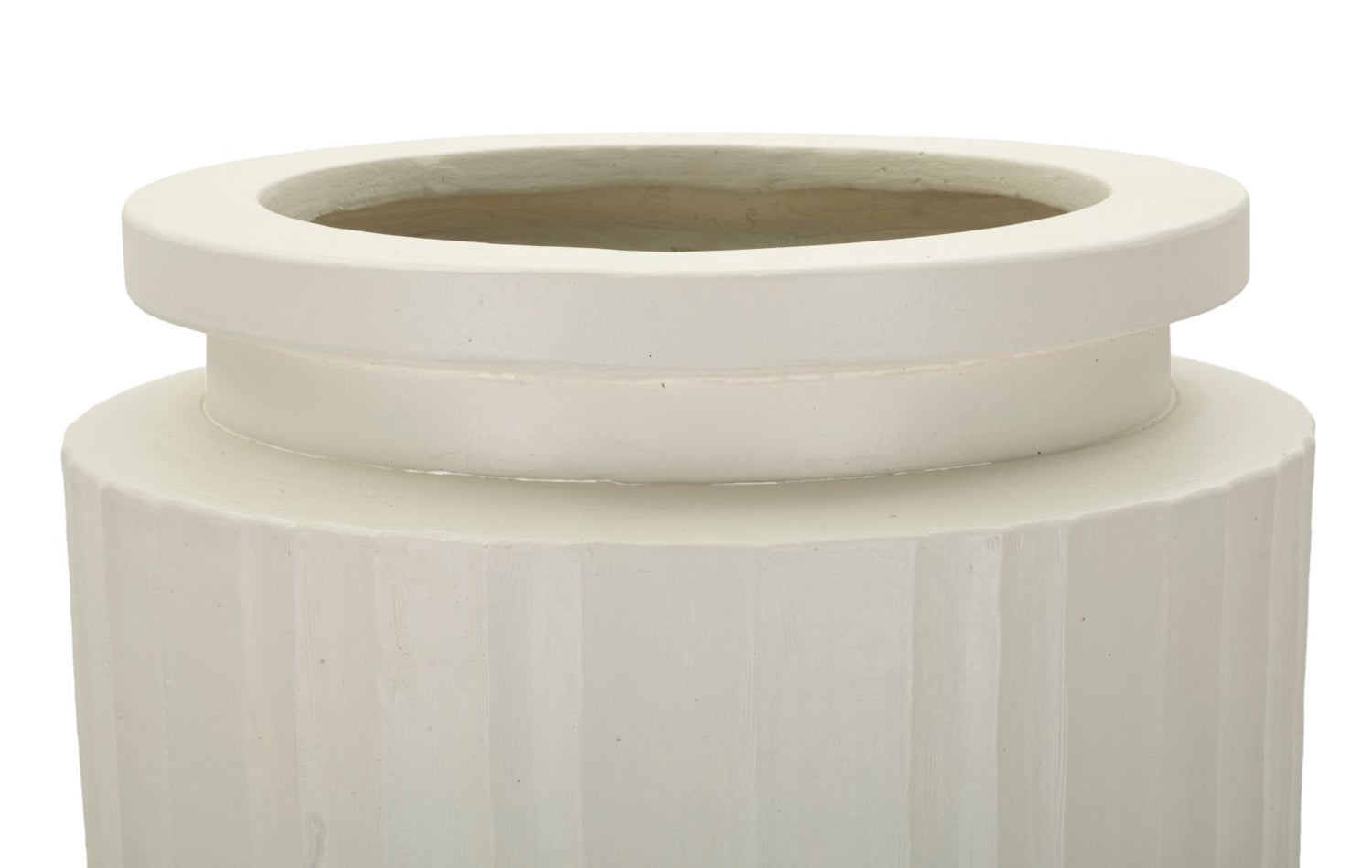 Hoge Pot Modern Crème 80x32x32 cm