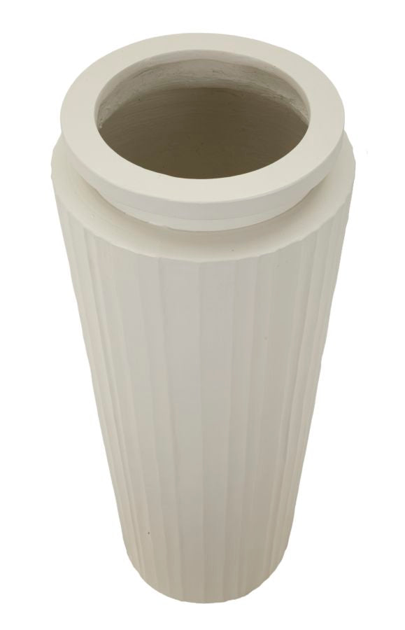 Hoge Pot Modern Crème 80x32x32 cm