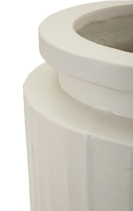 Hoge Pot Modern Crème 80x32x32 cm