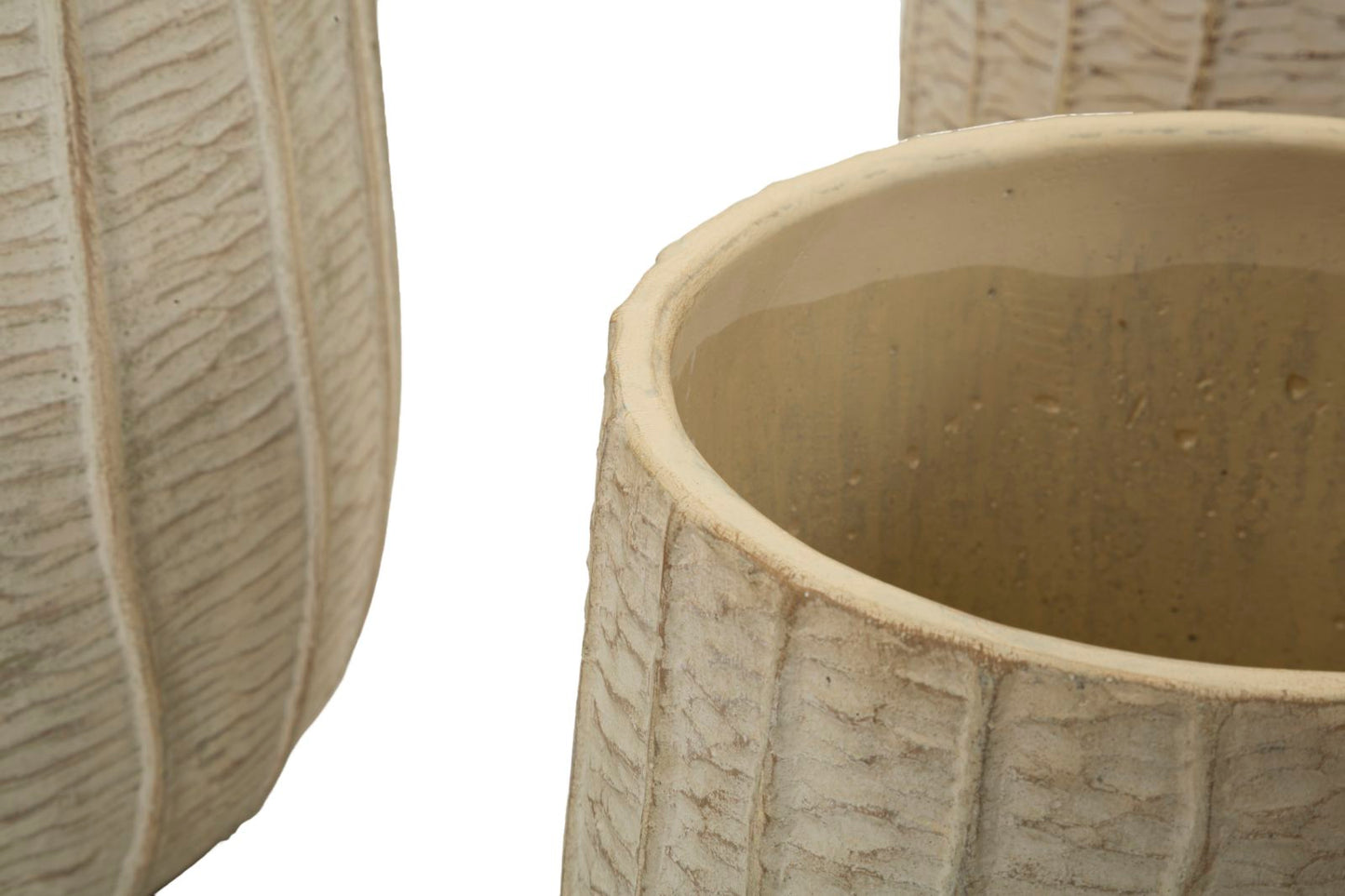 Cachepot Flake Set 3 Stuks 27x30.5x30.5 cm