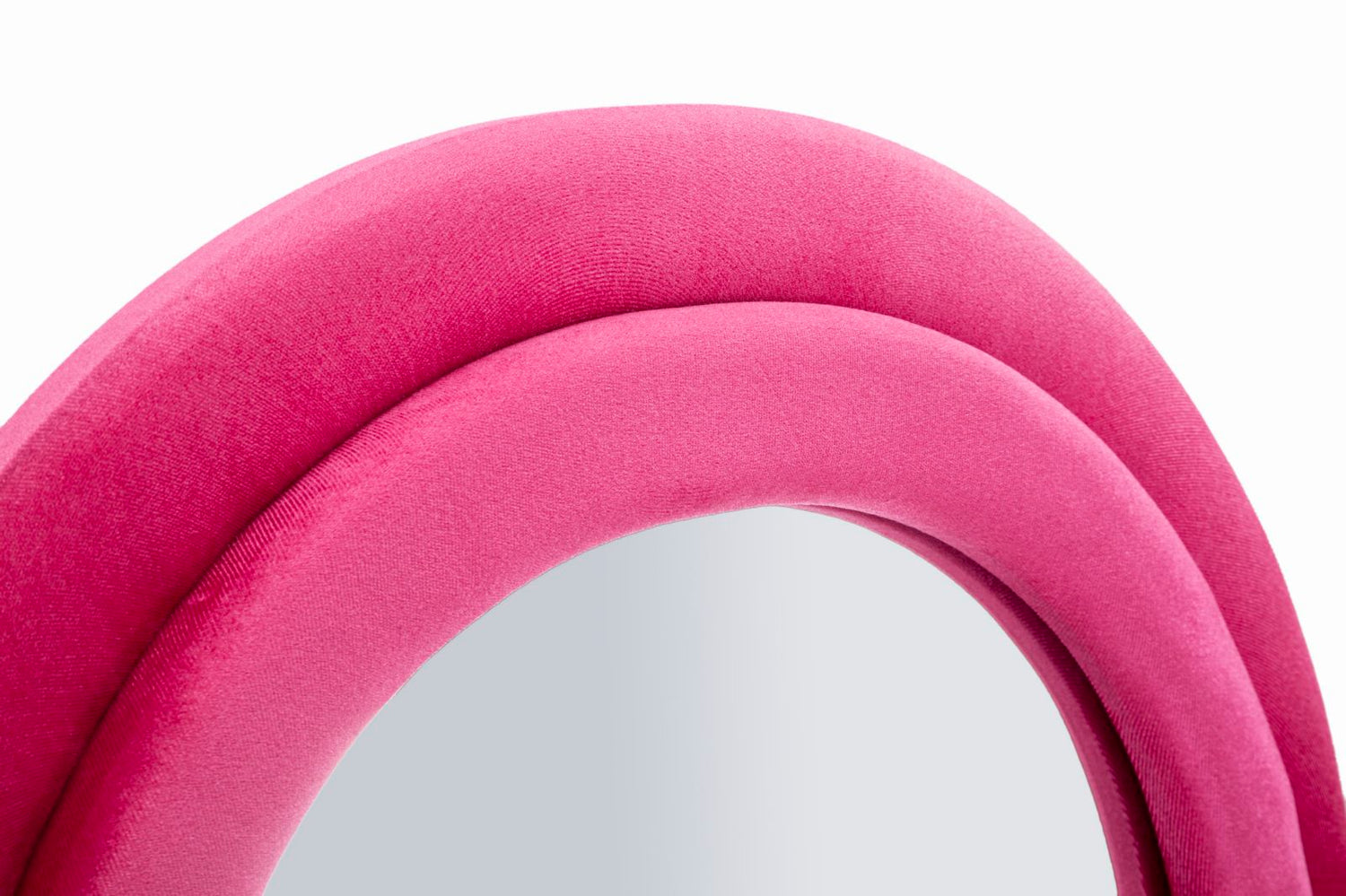 Miki Wandspiegel Velours Fuchsia 160x60x4 cm